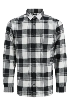 Jack & Jones Camisa regular fit cuadros blanco Clearance