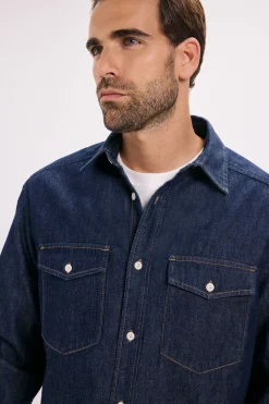 Jack & Jones Camisa regular fit denim Azul marino Hot