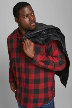 Jack & Jones PLUS Camisa regular fit PLUS naranja Hot