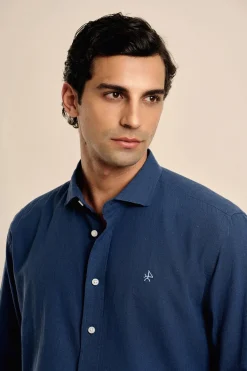 Valecuatro Camisa Sahara Azul marino Sale