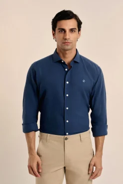 Valecuatro Camisa Sahara Azul marino Sale