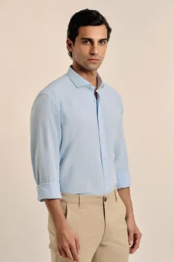 Valecuatro Camisa Sahara Azul