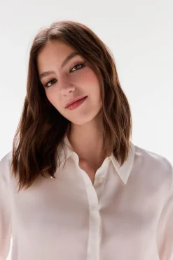 TFP by Tamara Falcó Camisa seda Crudo Outlet