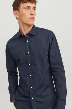 Jack & Jones Camisa slim fit azul Discount