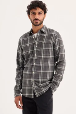 Dockers Camisa slim fit Gris Outlet