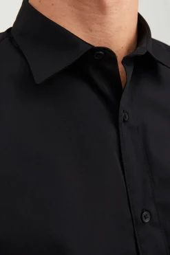 Jack & Jones Camisa slim fit negro Clearance