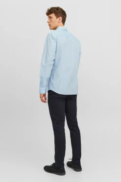 Jack & Jones Camisa slim fit azul Sale