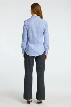 Selected Camisa Slim Fit confeccionada con algodón orgánico Azul Online