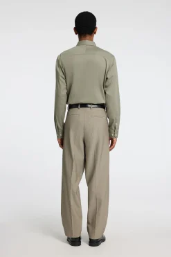 Selected Camisa Slim Fit de vestir Kaki New