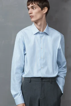 Selected Camisa Slim Fit de vestir Azul New