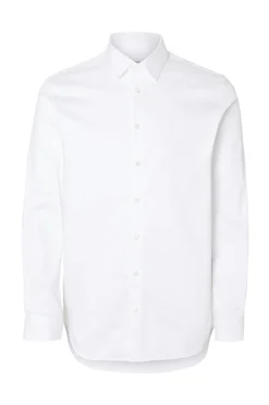 Selected Camisa Slim Fit de vestir Blanco Clearance