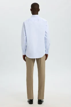 Selected Camisa Slim Fit de vestir Azul Outlet