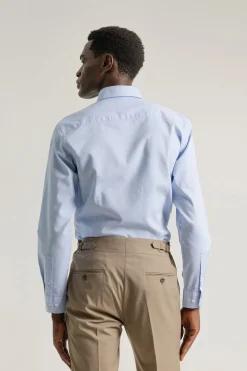 PuroEGO Camisa slim fit pata de gallo Azul Best