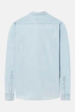 Silbon Camisa sport denim Azul Discount