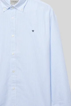 Silbon Camisa sport oxford Azul Online