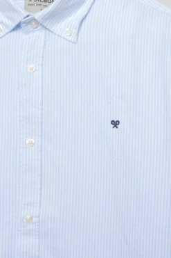 Silbon Camisa sport oxford Azul Online
