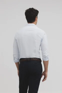 Silbon Camisa sport oxford Azul Online