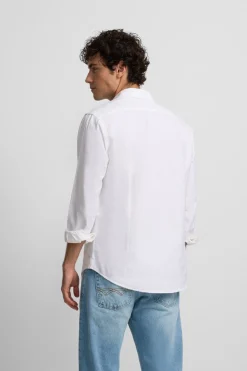 Silbon Camisa sport oxford cutaway Blanco Best