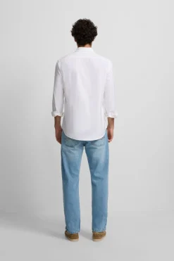 Silbon Camisa sport oxford cutaway Blanco Best