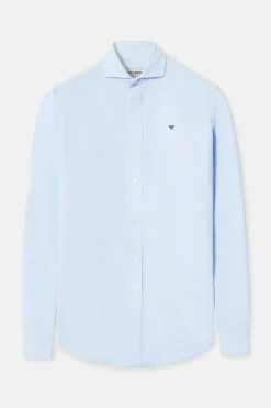 Silbon Camisa sport oxford cutaway Azul Outlet