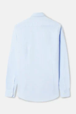 Silbon Camisa sport oxford cutaway Azul Outlet