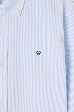 Silbon Camisa sport oxford rayas Azul Hot