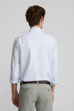 Silbon Camisa sport oxford rayas Azul Hot