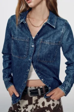 High Spirits Camisa Struck azul Discount