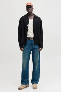 Jack & Jones Camisa textura negro