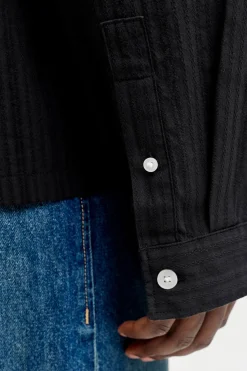 Jack & Jones Camisa textura negro