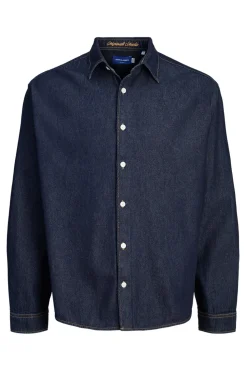 Jack & Jones Camisa vaquera azul Sale