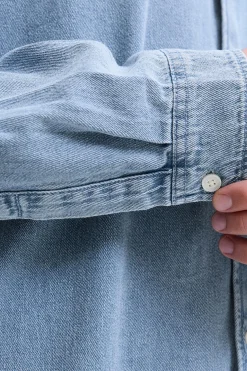 Jack & Jones Camisa vaquera azul Sale