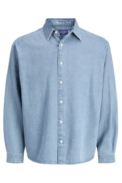 Jack & Jones Camisa vaquera azul Sale