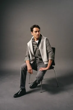 OOTO Camisa vaquera Gris Sale