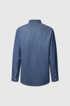 Pepe Jeans Camisa Vaquera azul Discount