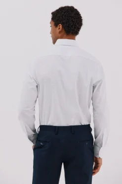 Cortefiel Camisa vestir cuadros fácil plancha Estampado blanco Online