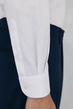 Pedro del Hierro Camisa vestir cuadros non iron + antimanchas Rosa Outlet