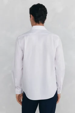 Pedro del Hierro Camisa vestir cuadros non iron + antimanchas Rosa Outlet