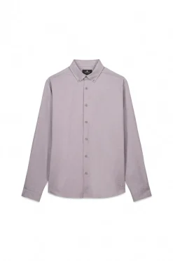 Springfield Camisa vestir estructura bicolor gris Hot