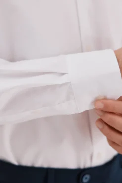 Cortefiel Camisa vestir lisa fácil plancha Blanco Online