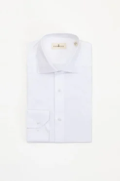 PuroEGO Camisa vestir regular fit twill Blanco Outlet