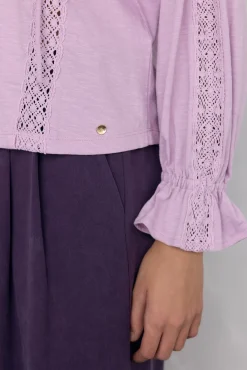 Pedro del Hierro Camiseta abullonada lazo Rosa Sale