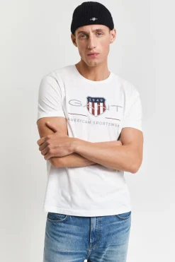 Gant Camiseta Archive Shield Blanco New