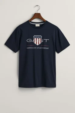 Gant Camiseta Archive Shield Azul marino New