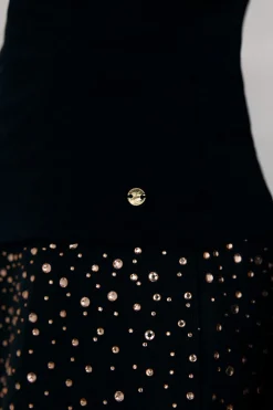 Pedro del Hierro Camiseta asimétrica Negro New