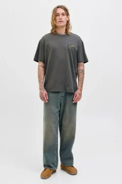 Jack & Jones Camiseta back print gris Sale