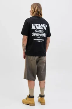 Jack & Jones Camiseta back print negro Best