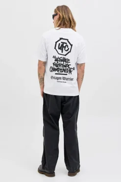 Jack & Jones Camiseta back print blanco Sale