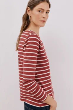 Cortefiel Camiseta barco botones Estampado gris