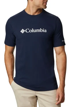 Columbia Camiseta basic logo™ de para hombre Azul marino Outlet